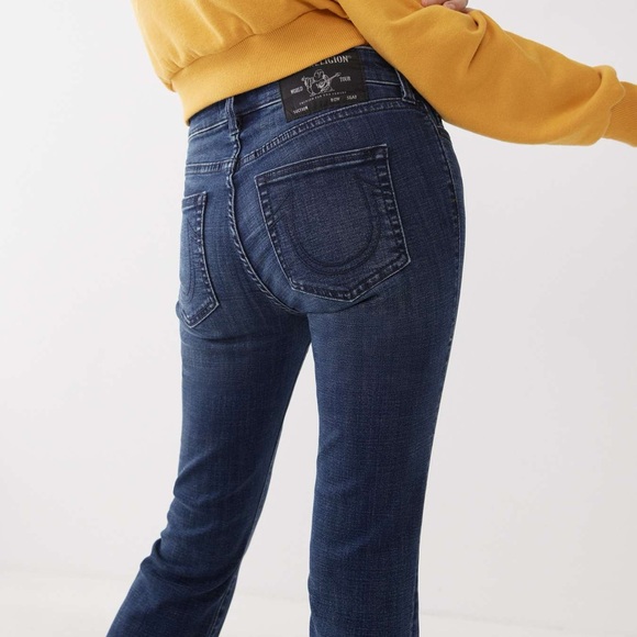 True Religion Becca Boot Cut jeans Sz 31 / 12 color: Easy Rider - Picture 2 of 11